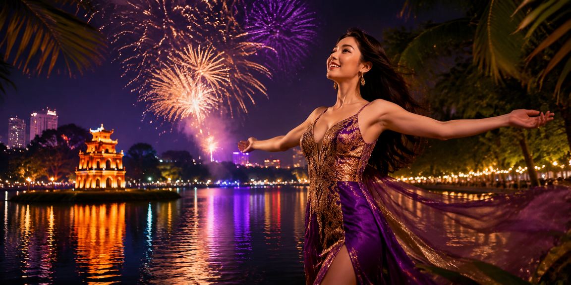 Không khí lễ hội giải trí casino sôi động tại Hà Nội ban đêm